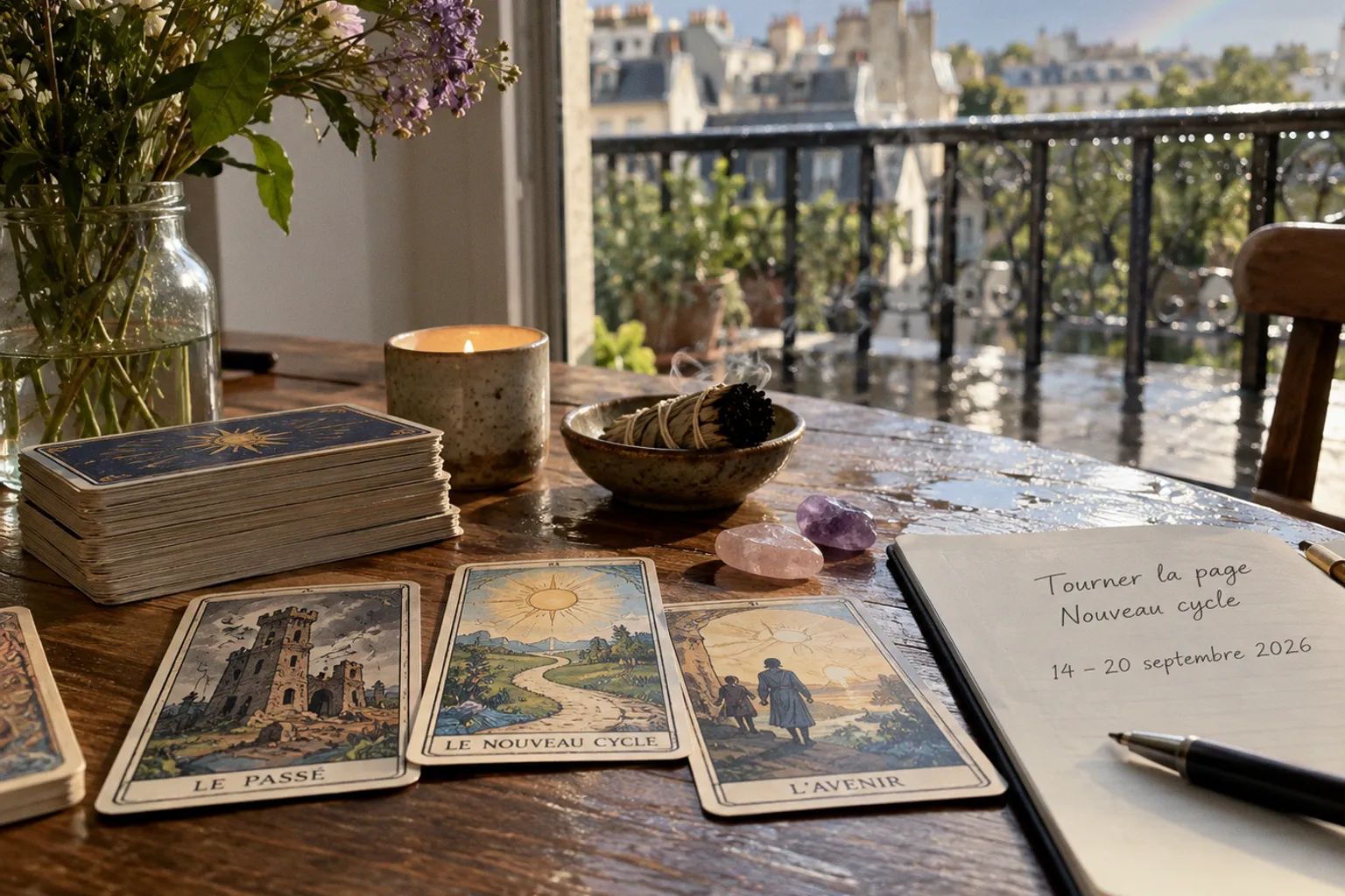 Horoscope tarot du 14 au 20 septembre 2026 : tournez la page vers un nouveau cycle
