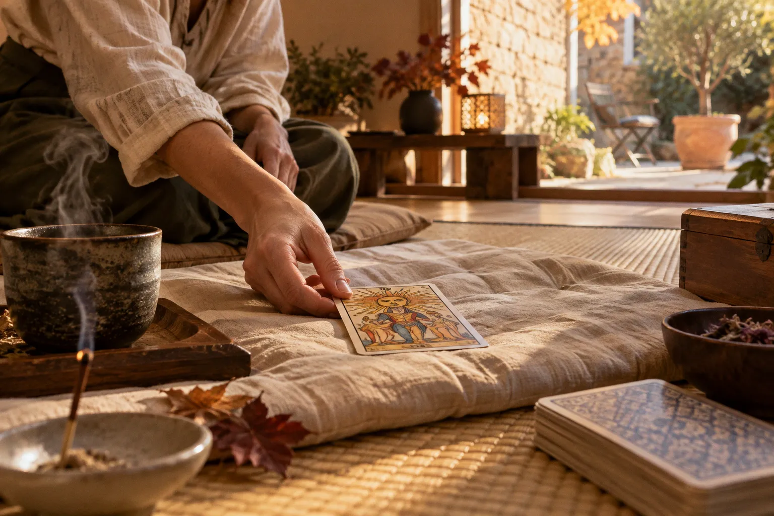 L'alliance du tarot et de l'ASMR : une nouvelle approche sensorielle pour votre automne