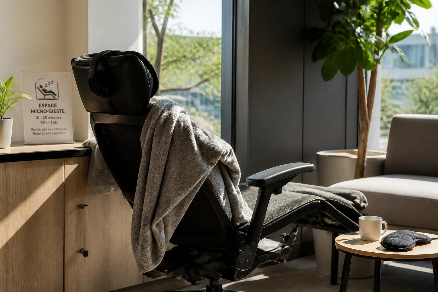 Micro-sieste au bureau : les règles pour une vraie récupération