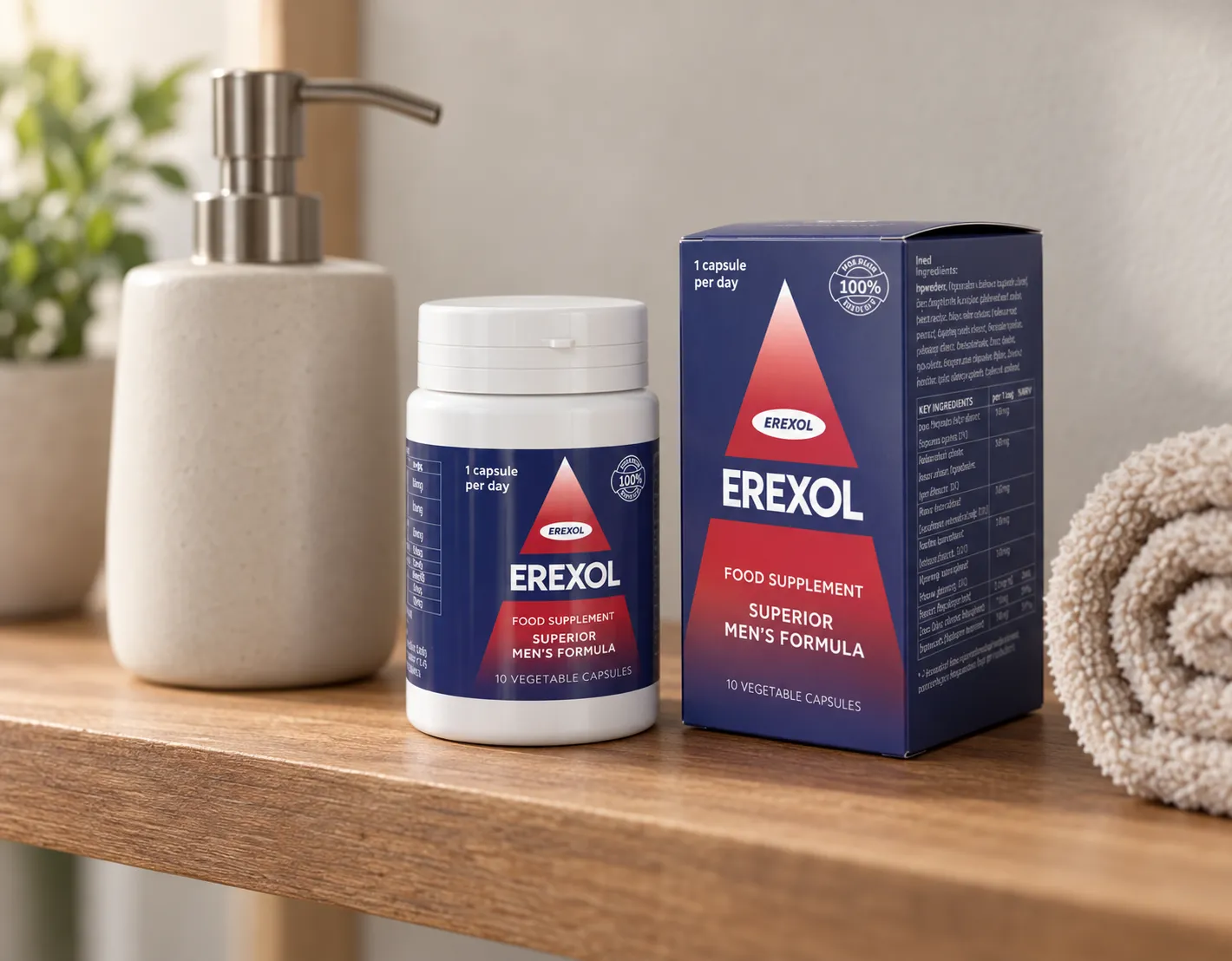 Erexol — le produit au quotidien
