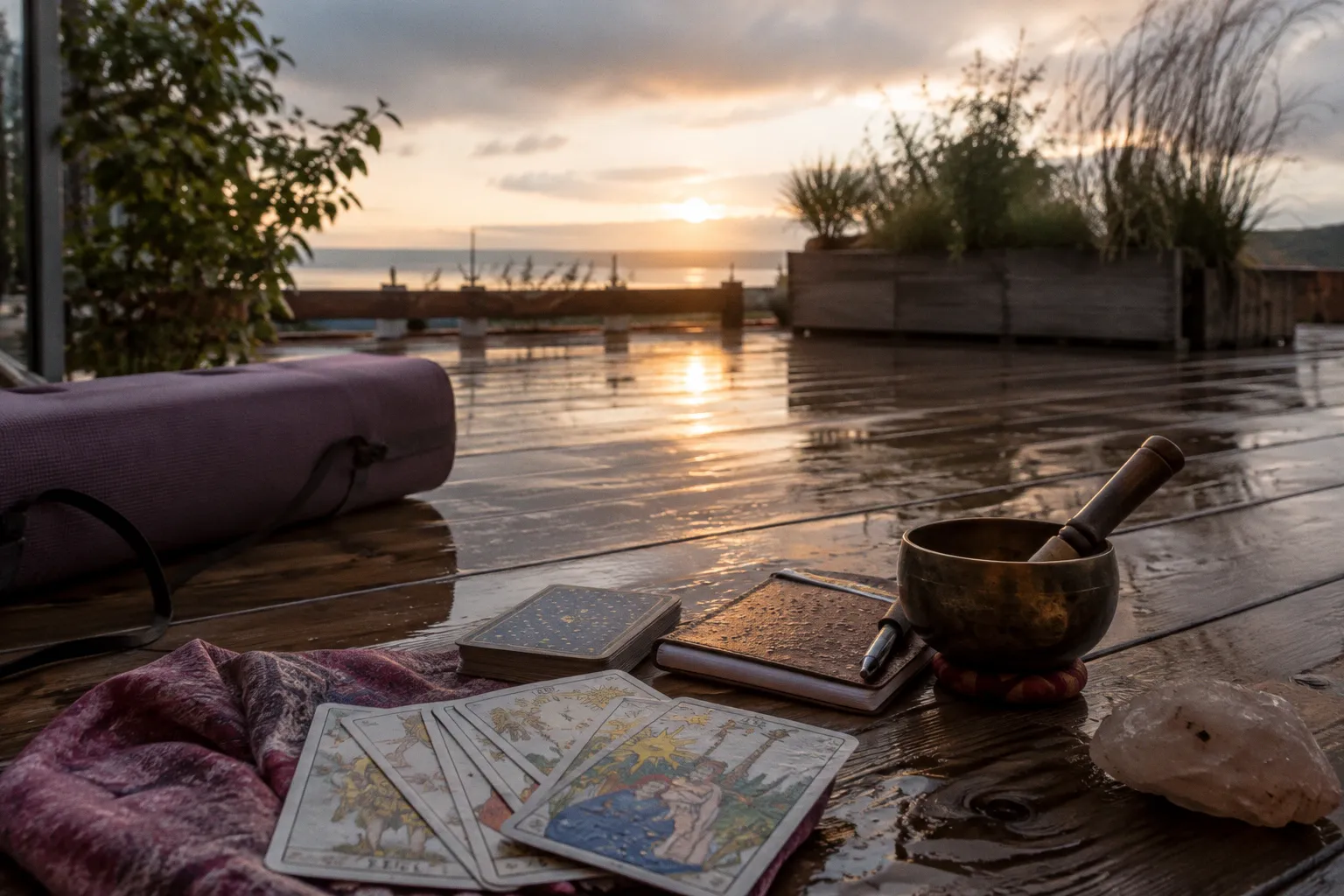 Transition de septembre : harmoniser corps et esprit par le yoga et le tarot